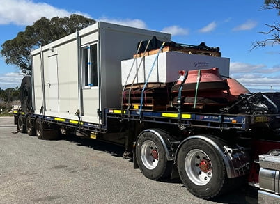 Nationwide Hotshots truck on the road, delivering freight